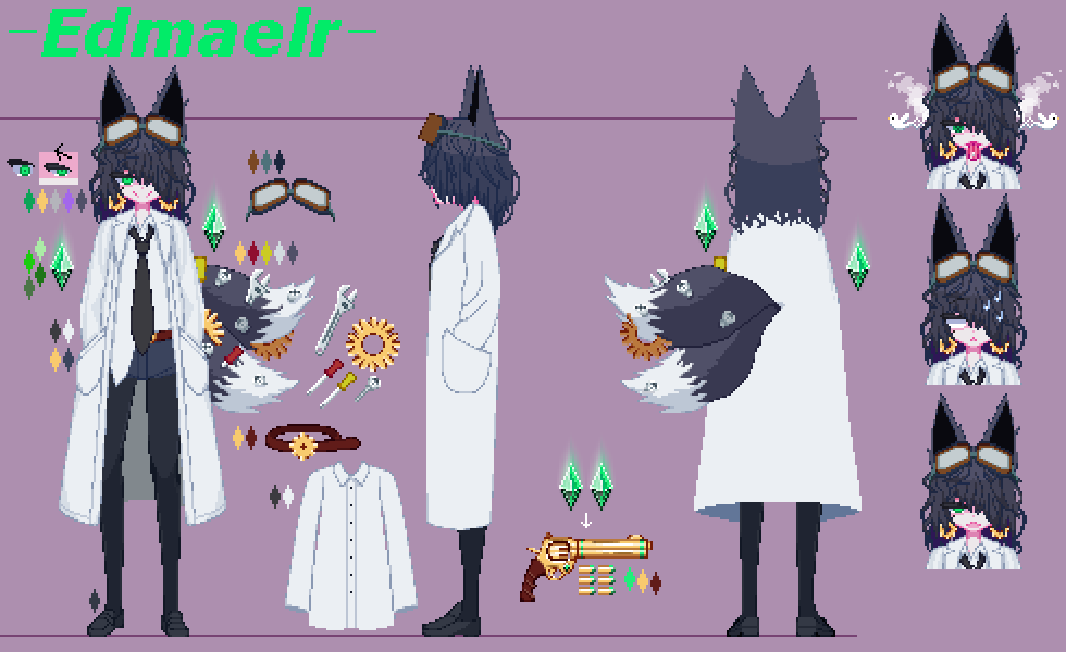 Noiluzdog's tweet photo. This is my OC design!
#pixelart #ドット絵 https://t.co/UsBpsSkHxZ