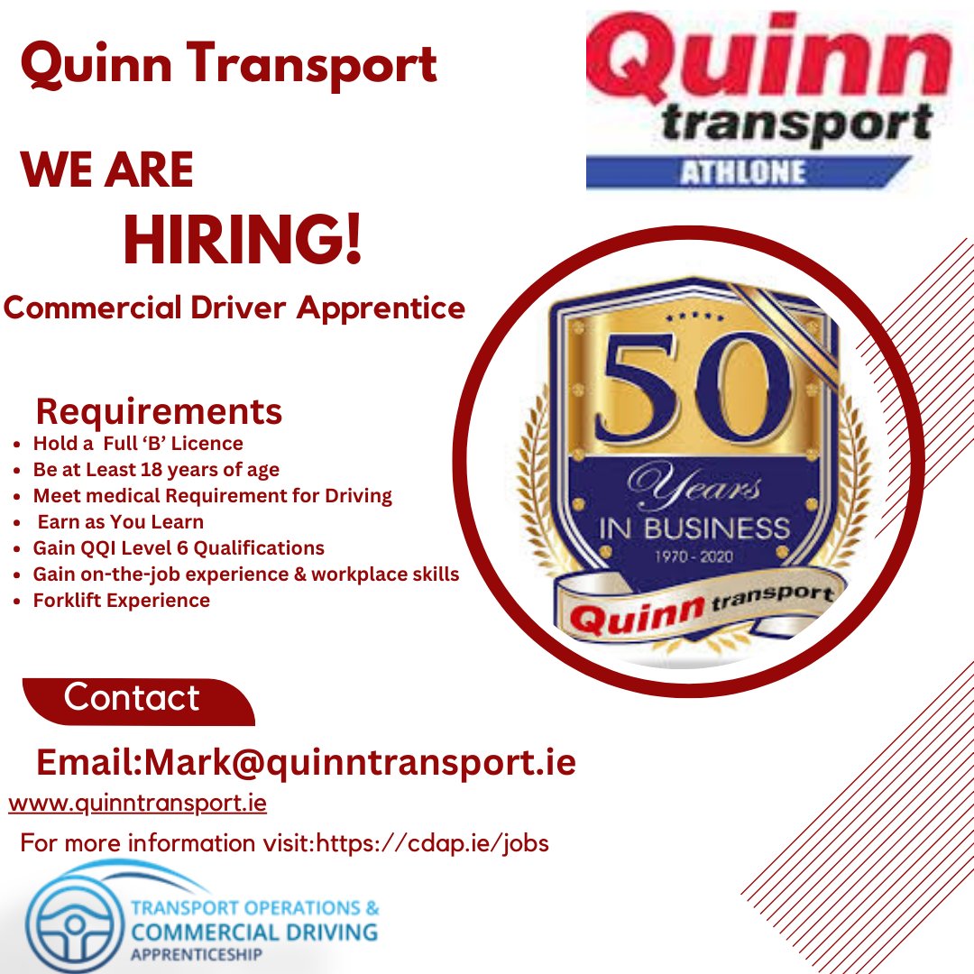 Commercial Driving Apprenticeship tweet media