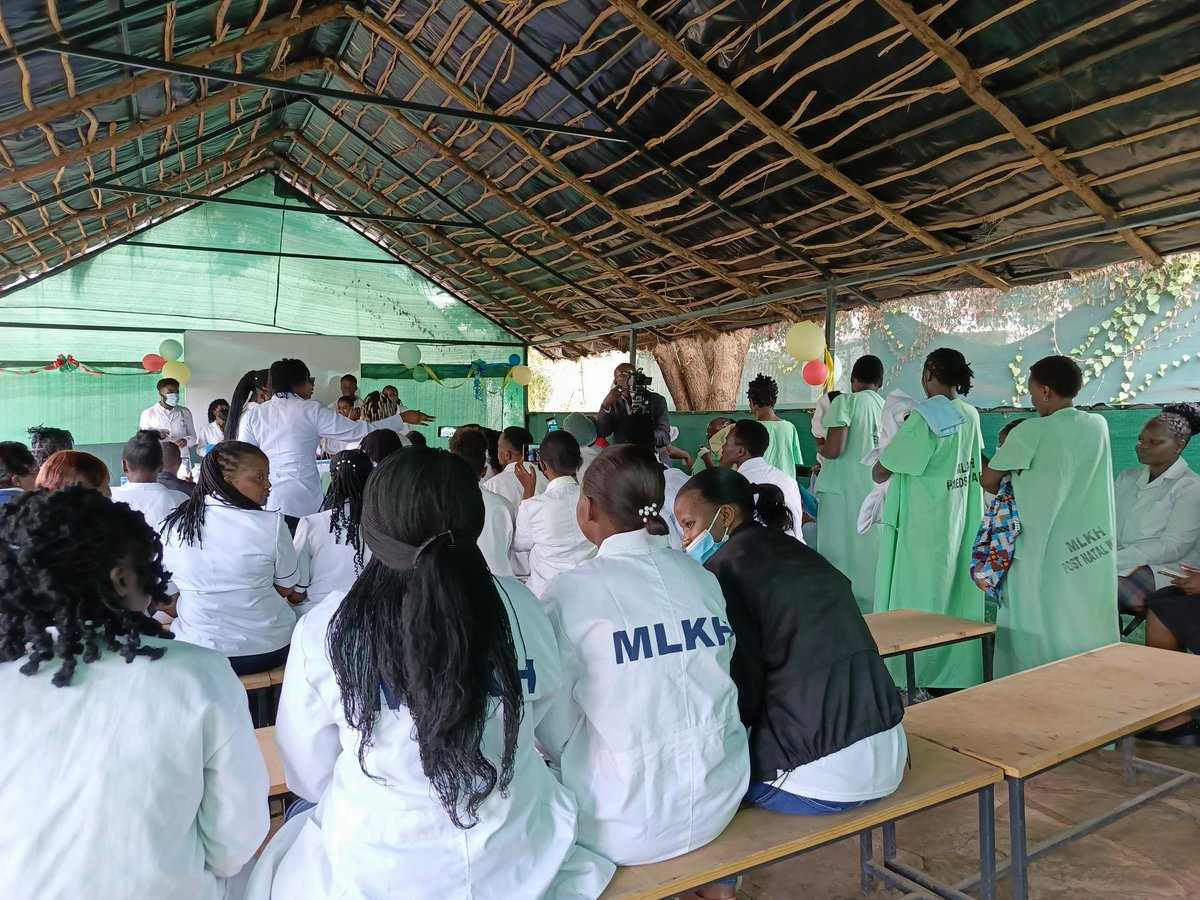 city_shamba's tweet photo. Celebrating the #breastfeeding week with @mlkhospital staff and Clients. Exclusive breastfeeding is the foundation of good #Nutrition for a healthy society. 
We @city_shamba are working closely with the nutrition department to train mothers on #food and nutrition. https://t.co/q4kgcCiuNU