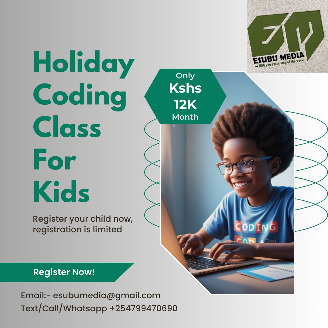 EsubuMedia's tweet photo. Why would my Child need to learn how to code when there is AI: -
Learning to code helps kids develop: -
Problem-solving skills.
Creativity.
Understanding of technology.
It fosters logical thinking, builds resilience, and teaches teamwork.
#KidsCodeCamp #Coding #AI https://t.co/OQU8G9Xc3F