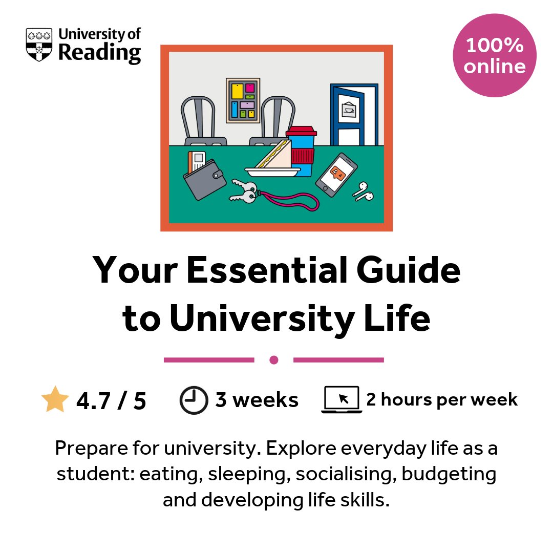 Uni of Reading (@uniofreading) on Twitter photo Did you know that you can have a FREE taste of learning at Reading? š¤©
Our <a href="/UniRdg_OOCs/">Uni of Reading Online Courses</a> cover a range of subjects, from "Begin Robotics" to "Starting Your Career in Real Estate" and loads more!
Check out the full catalogue: rdg.ac/48xlETz Did you know that you can have a FREE taste of learning at Reading? š¤©
Our <a href="/UniRdg_OOCs/">Uni of Reading Online Courses</a> cover a range of subjects, from "Begin Robotics" to "Starting Your Career in Real Estate" and loads more!
Check out the full catalogue: rdg.ac/48xlETz