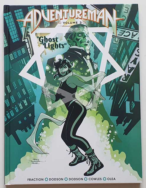 Caltex_98's tweet photo. #SDCC2024 #comichaul: #RobHanesAdventures 21 &amp; 25, #ArchieJudgementDay 2 with #HarleyQuinn variant cover, #Adventureman 3 Ghost Lights by #Mattfraction and personalized by @TerryDodsonArt #comics #Serier https://t.co/uJdDrzAWQT