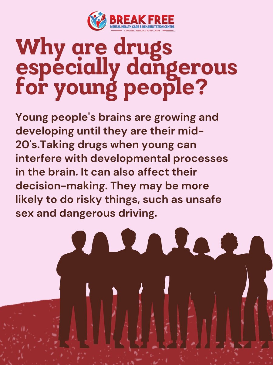 Why are drugs dangerous for young people? #drugs #drugaddiction #youth #recovery #mentalhealth