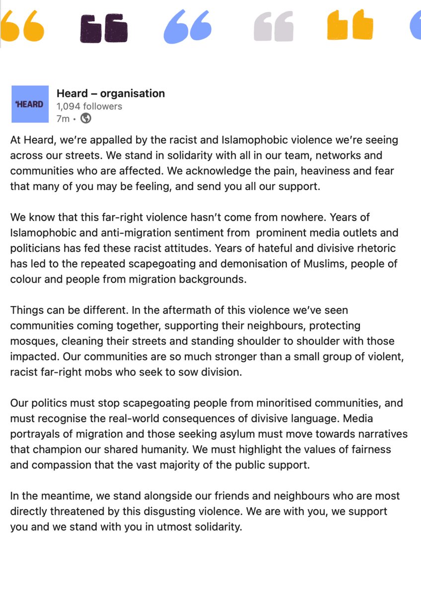 A message from the Heard team.