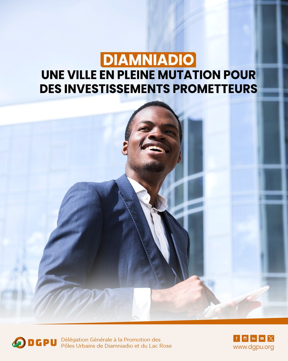 Vous voulez investir dans le pôle et cherchez un secteur ? Voici quelques options : immobilier, mobilité, agroalimentaire, santé, énergie, éducation, science et recherche, transport et logistique. Pour plus d'infos, visitez dgpu.org.
#diamniadio