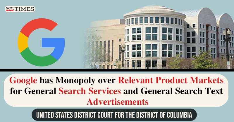 scconline_'s tweet photo. Google has monopoly over relevant product markets for general search services and general search text advertisements: US District Court
by @X_tremeThinker
#USdistrictcourt #Anticompetitivepractice #competitionlaw #exclusiveagreement #generalsearchservices #google #GoogleLLC