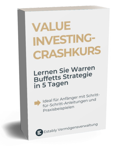 ESTABLYcom's tweet photo. Werden Sie in 5 Tagen zum Value Investoren.  

Der Value Investing-Crashkurs von Estably, einem digitalen Vermögensverwalter aus Liechtenstein, bietet umfassendes Wissen und Strategien für Anfänger. 
https://t.co/kCftGHKWeZ  #valueinvesting https://t.co/cbiNcJW79q