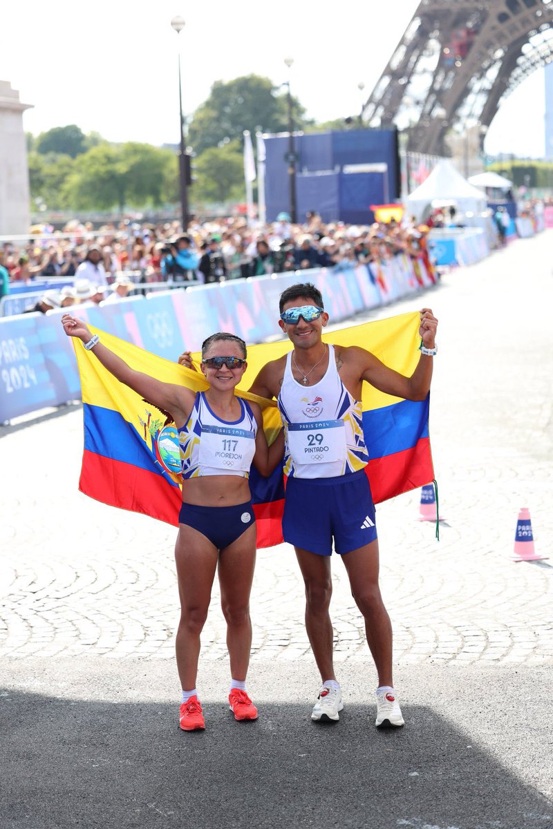 AVAstudillo's tweet photo. Buenos días ☀️ 
E C U A D O R #Paris2024 
🥈🎉 https://t.co/0I2Mb7sCX9