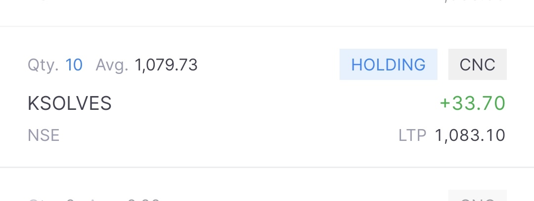 vishal_susheel's tweet image. #BREAKOUT STOCK 🚀
- I bought 10 shares of #ksolves 
- breakout today 🔥
- available at support zone🧘
- fundamentals also ok 👍
- trade taken on basis of technical analysis 📈 
- #swingtrade 🥹
- will cut my position as per charts
- weak below ₹1000 (psychological level)
-