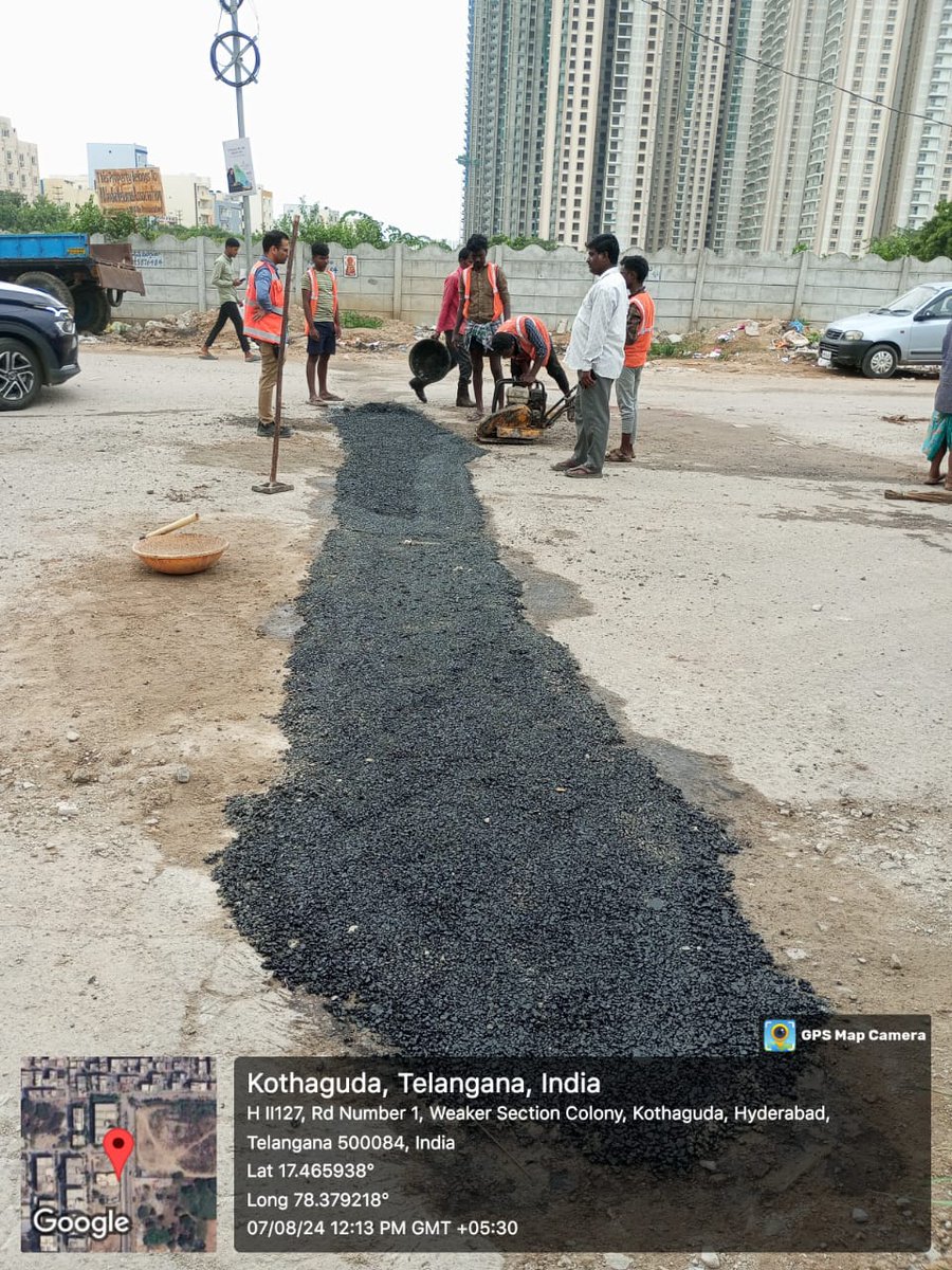 #Swachdanam- #pachadanam conducted today near izzathnagar weaker section colony, khanamet, madhapur ward, chandanagar circle-21, serilingpally zone, ghmc. <a href="/GHMCOnline/">GHMC</a>
