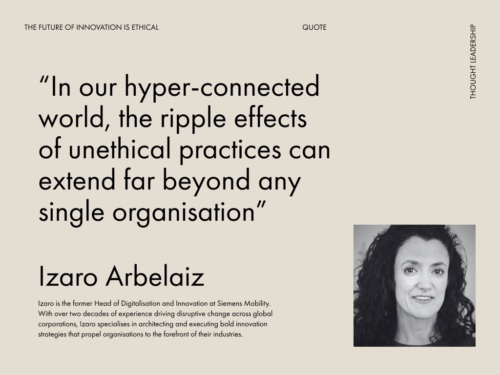 TechForGood_'s tweet image. In the rapidly evolving digital age, innovation is not just a buzzword—it's a business imperative.

Izaro Arbelaiz writes for Tech For Good / techforgood.net/thoughtleaders…

#techforgood #innovation #ethics #digitaltransformation