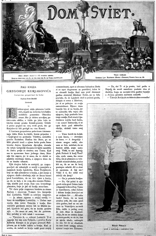 [Novo na Digitalnoj]

Na našem portalu Digitalne zbirke NSK prelistajte prve hrvatske zabavne ilustrirane novine „Dom i sviet“! 

Novine su izlazile dvotjedno od 1888. do 1923. godine.

➡️bit.ly/3YvtP0k