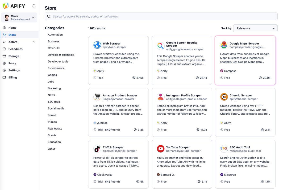 Valen's tweet image. #Apify se destaca por su capacidad de adaptarse a los cambios en las estructuras de los sitios web, asegurando que los datos recopilados sean siempre precisos y actualizados. #Tecnología
