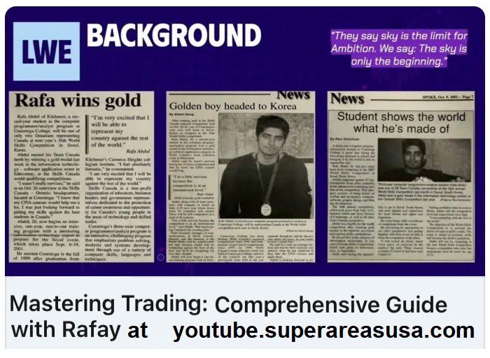 SuperAreas Saturday Presentation. It can change your life. Make money Day Trading.

youtube.superareasusa.com