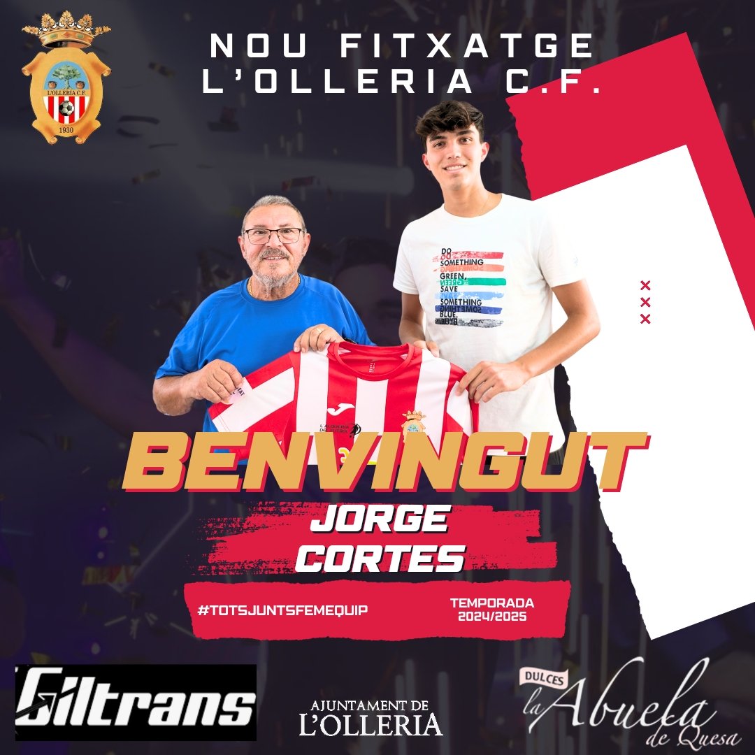 NOU FITXATGE 🤝

Jugador procedent de la pedrera de l'Alcoyano, ha jugat en totes les seues categories des d'infantil, cadet i juvenil. Pujant este últim any constantment al primer equip.
Destaca per la seua labor defensiva, potència, i bona disposició amb la pilota.