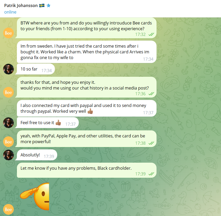 Beenetworkintl's tweet photo. Rarely show off, but...
Positive Reviews Are Like Gold #BeeCardFest https://t.co/Grt7ajRnvz