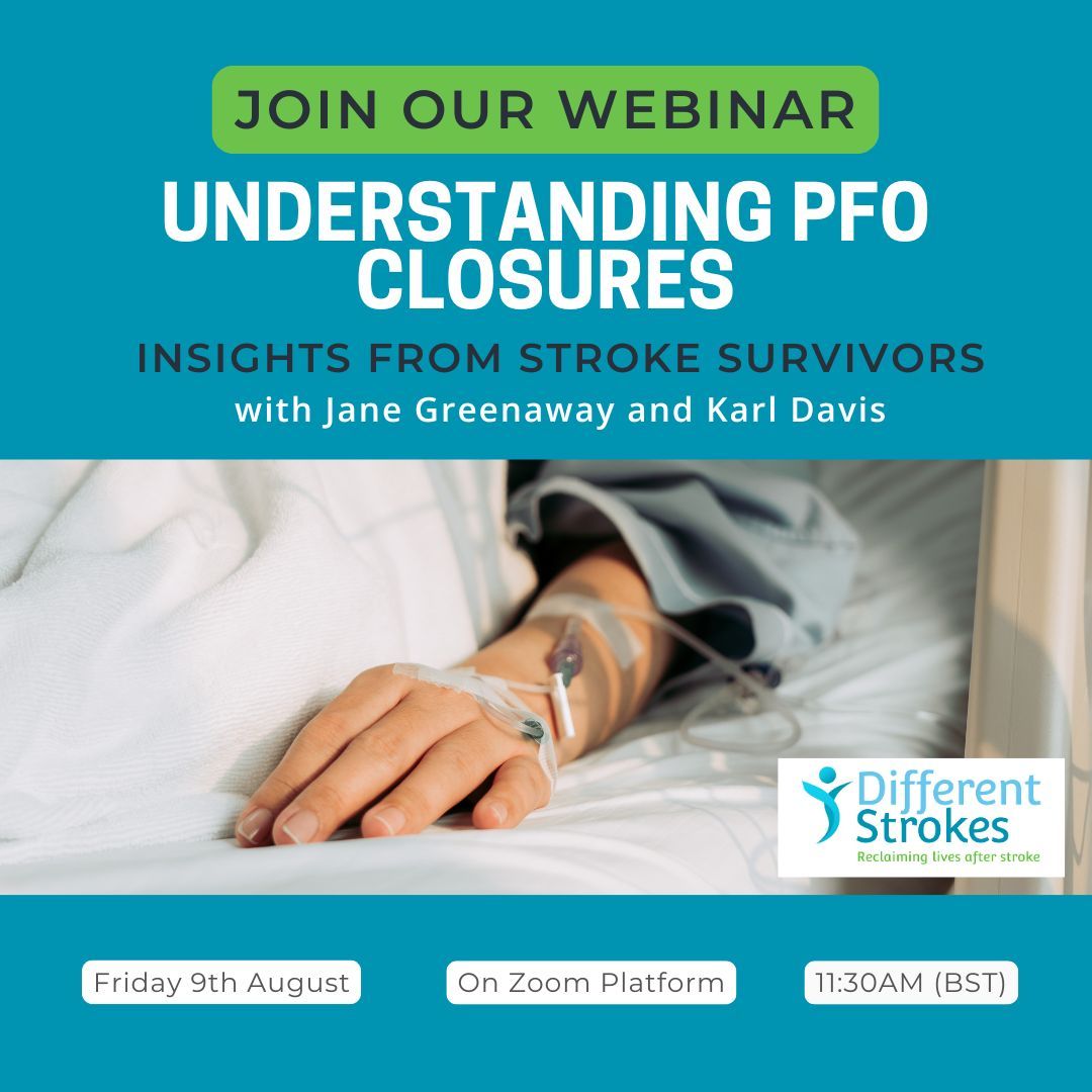 diffstrokes's tweet photo. 🚨 Last chance to sign up for a FREE webinar on PFO closure experiences!
Hosted on zoom, stroke survivors Jane and Karl will share their personal journeys and experiences with PFO closure procedures.
For more details and to register: https://t.co/vBW9G1Elp3
#PFOClosure https://t.co/p7wuSTi47c