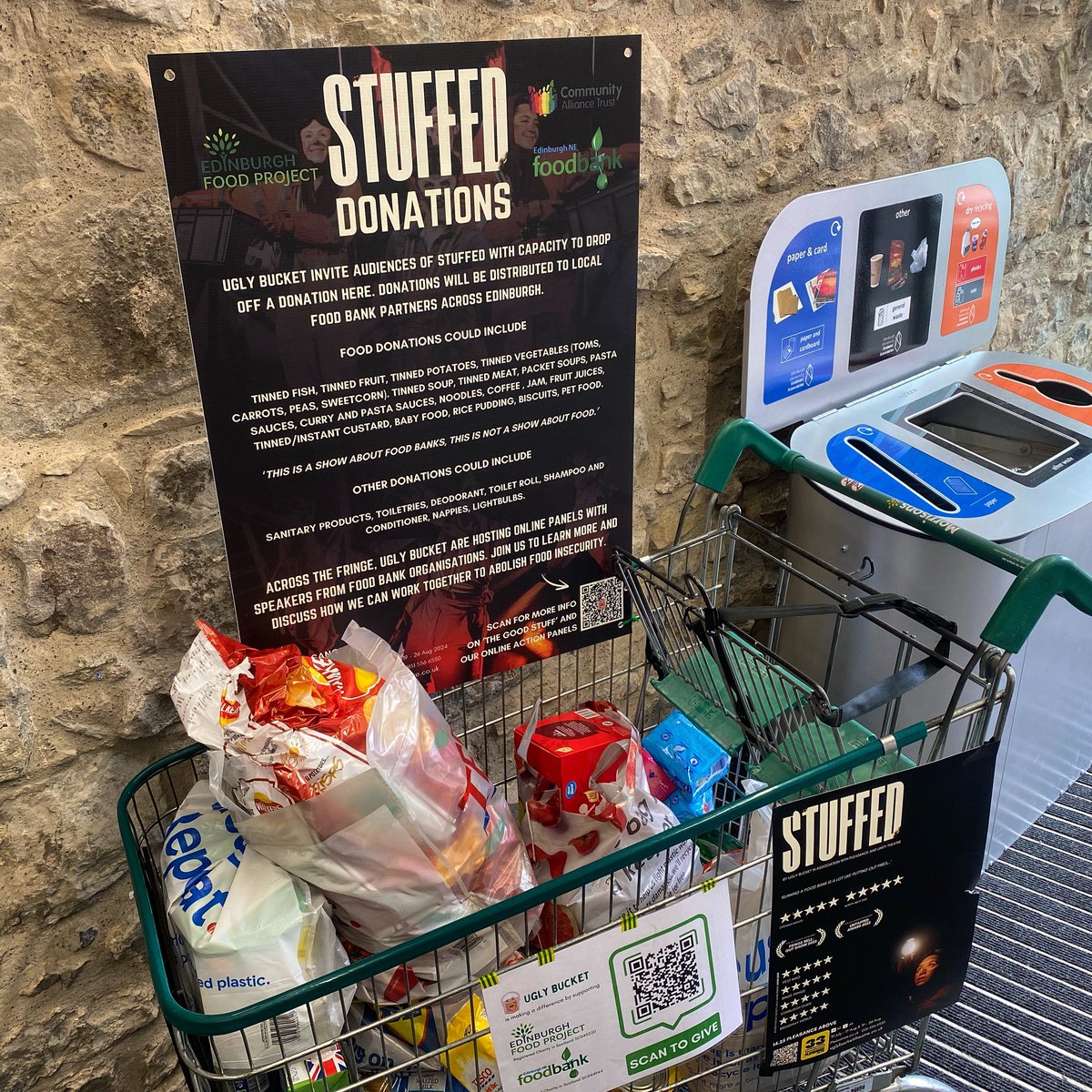 Edinburgh. Thank you. #Stuffed 🔥