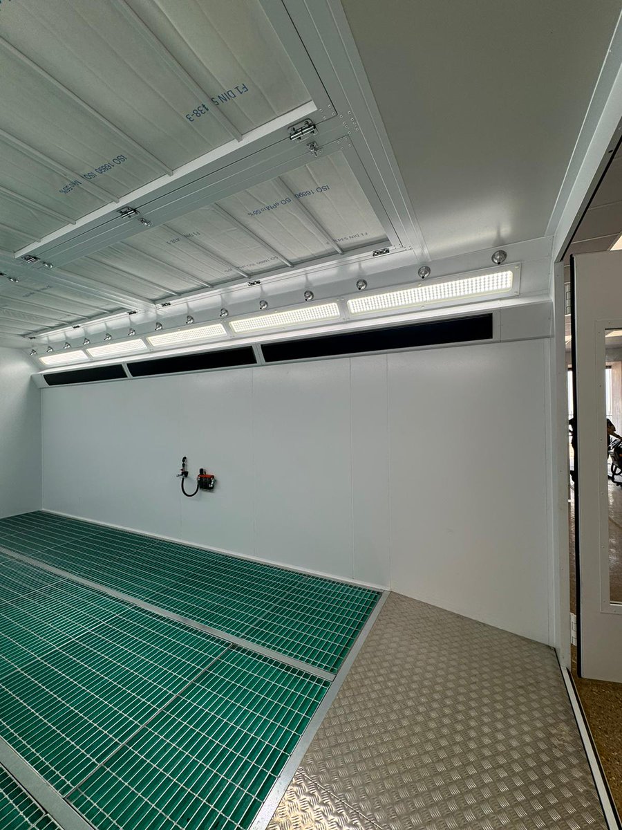 ToddEngineering's tweet image. 🚀 New Install! 🚀 We’ve completed a bespoke setup featuring a Zeus all-electric spray booth and a Hades prep booth, with a paint mixing room between them.  #ToddEngineering #ZeusSprayBooth #HadesPrepBooth #Sustainability #CarbonNeutral 

🌐 toddengineering.co.uk