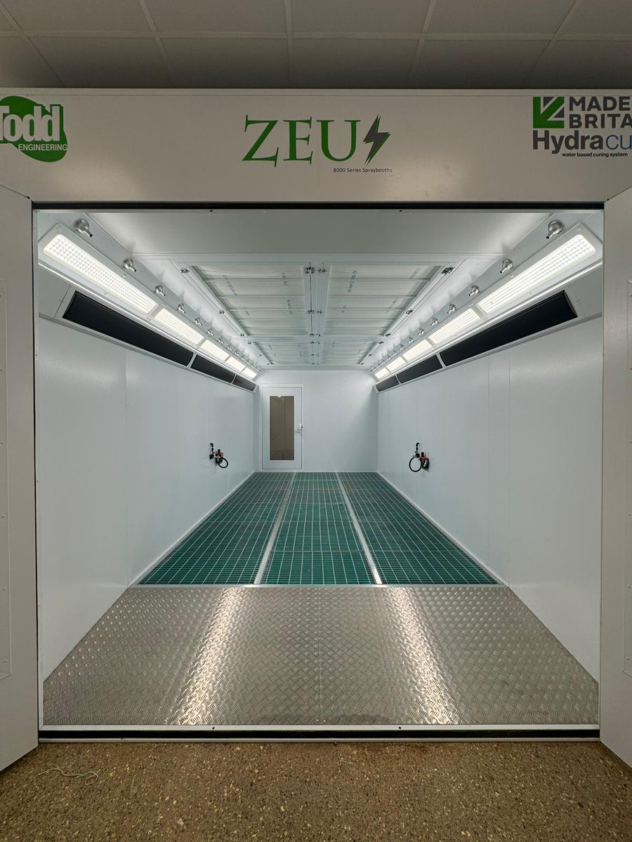 ToddEngineering's tweet image. 🚀 New Install! 🚀 We’ve completed a bespoke setup featuring a Zeus all-electric spray booth and a Hades prep booth, with a paint mixing room between them.  #ToddEngineering #ZeusSprayBooth #HadesPrepBooth #Sustainability #CarbonNeutral 

🌐 toddengineering.co.uk