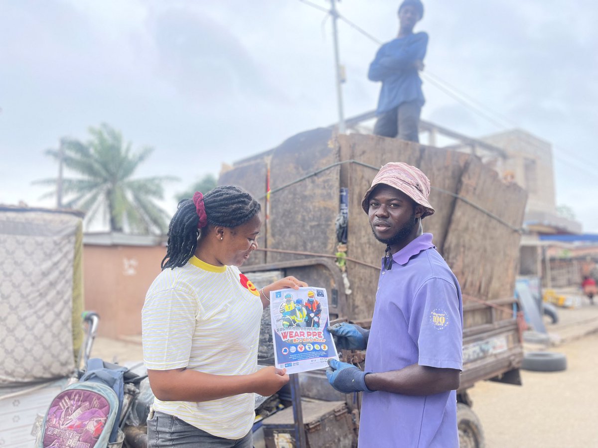 Gecc_Foundation's tweet photo. Borla Taxi driver, wear PPEs 🪖🥽🎿🦺🥼🧤 to protect yourself from injuries and illness. https://t.co/StTacgAPqO