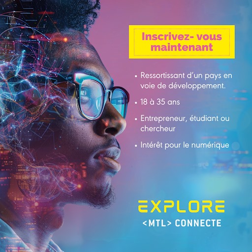 6e édition de MTL connecte : la Semaine numérique de Montréal du 15 au 18 octobre 2024...

Bénéficiez de cette opportunité ➡️ Inscrivez-vous dès aujourd'hui via : ti.to/printemps-nume… au Programme d'Accessibilité Explore MTL connecte avec le code promotionnel MTLexplore2024