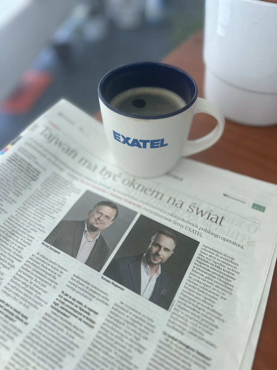 LewandowskaM_'s tweet image. Polecam dzisiejszą @rzeczpospolita, w której @szczesny44  i Tomek Majewski opowiadają o naszym wdrożeniu w @ChunghwaTelecom #TechSystemSDN #EXATEL 
📌 tiny.pl/dkwf8