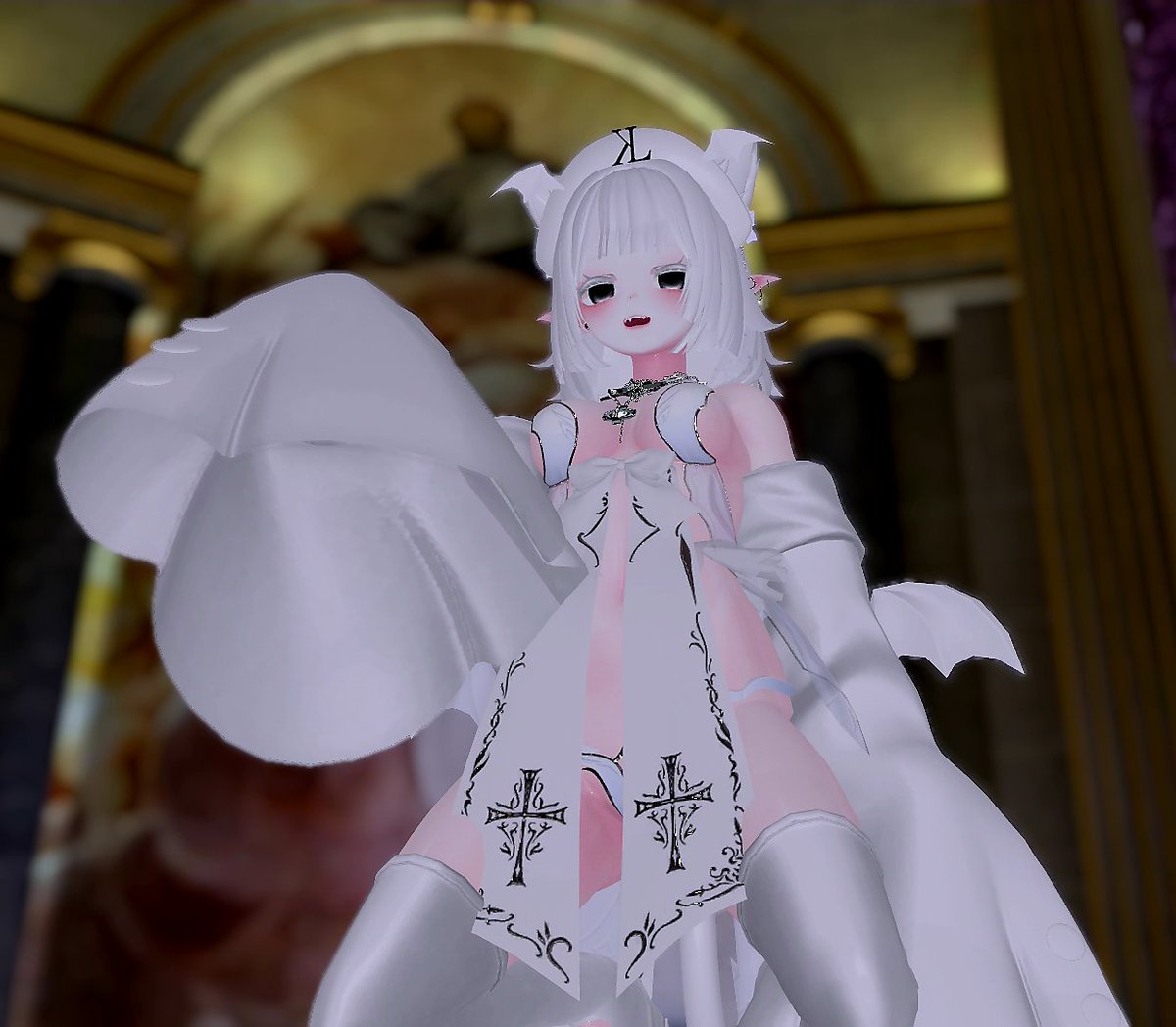 ileauxpandasVRC's tweet photo. Petite lingerie sympas dans un lieu incroyable 💦

#VRChat #vrchatfr #vrchatnsfw #nsfwvrchat #VRC #vrcnsfw #cybersex #virtualsex #hentai #hentgirls #uwu #cathedral #sainte #angel #lolitawhite https://t.co/LIqgpYduHb
