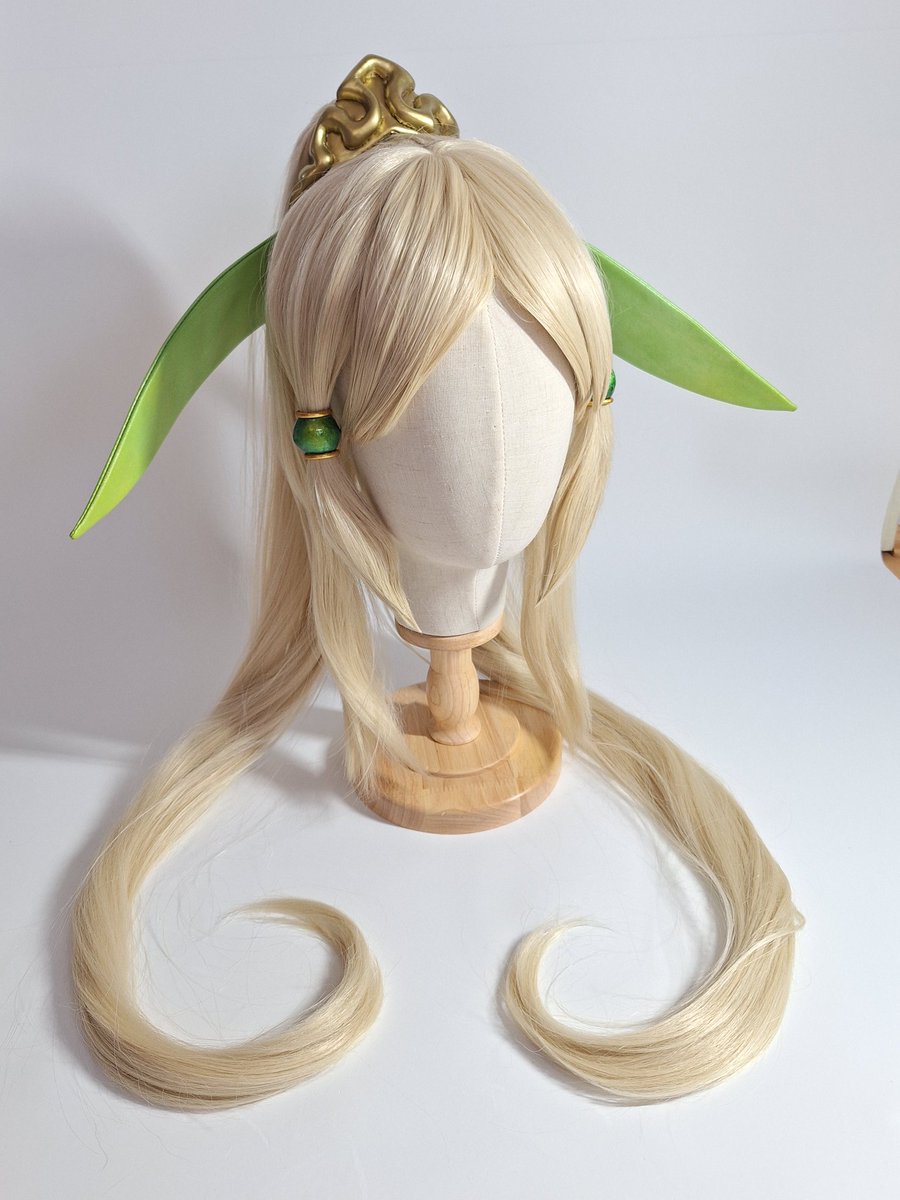 DemonicInnocenc's tweet photo. Roses Wig. Mit eingenäht etwas Verstärkung damit die Schleife schön wippen und abstehen
#WCS #WcsGermany #TalesofZestiria https://t.co/wejodGz6cm