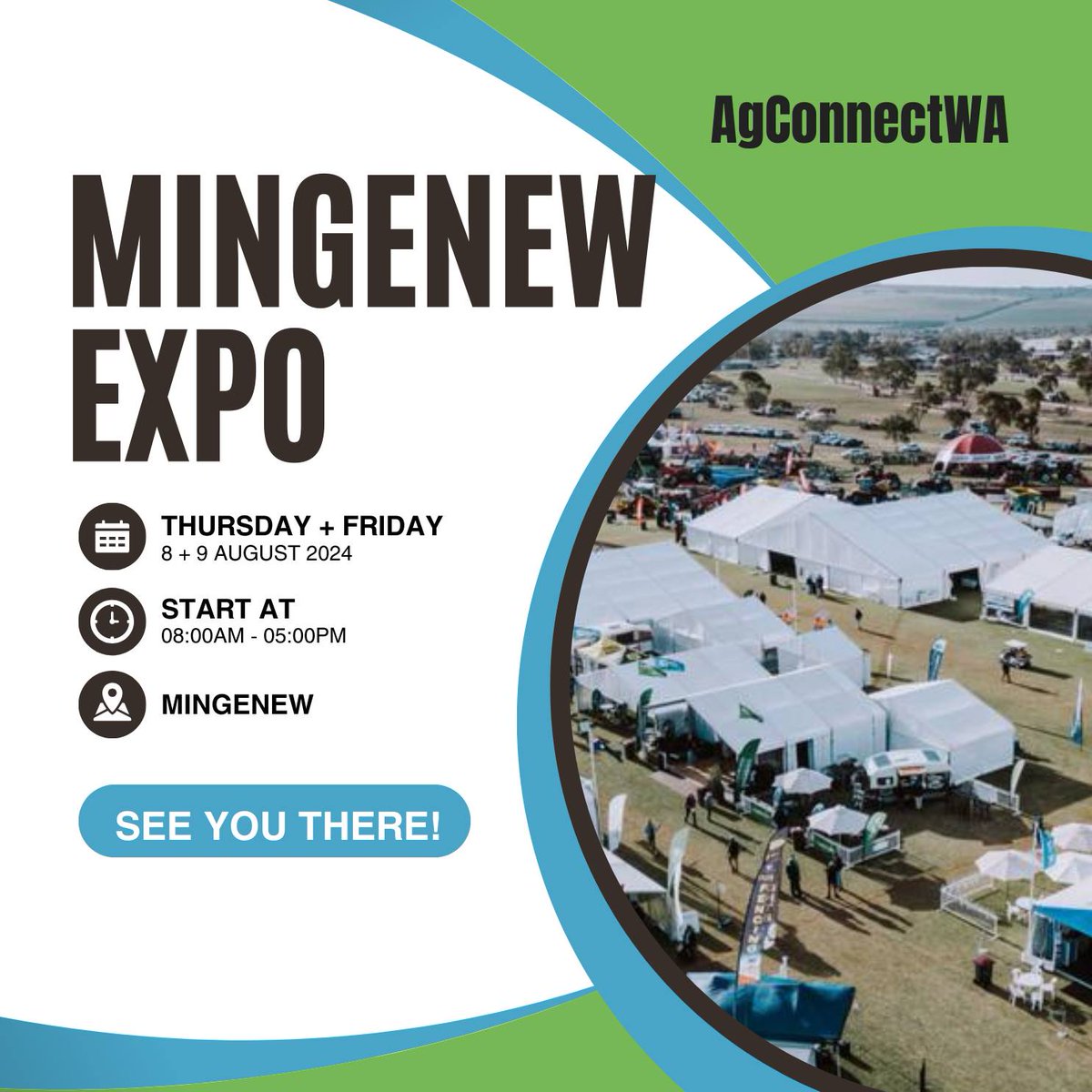 Some of the AgConnectWA crew will be at Mingenew tomorrow and Friday! Come and visit us to ask questions, become a member, purchase event tickets, or even just have a chat in general. We're friendly, we promise!