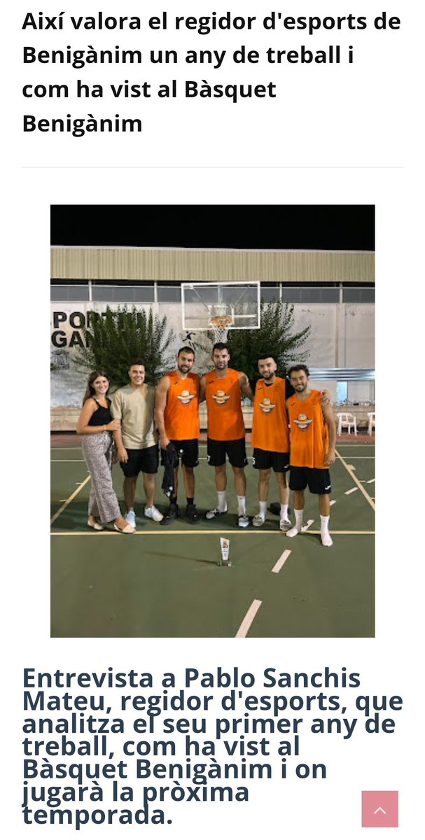 Bàsquet Benigànim tweet media
