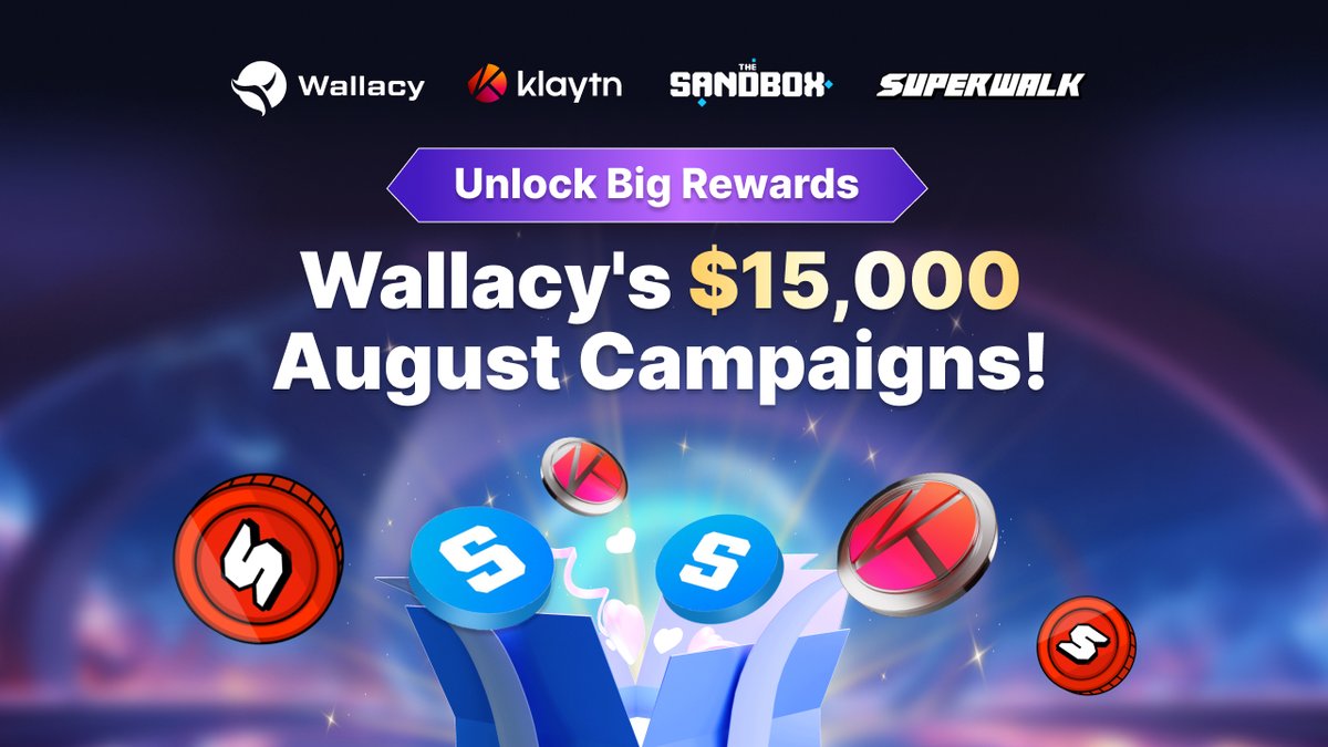 ⁉️Maybe you have missed these WALLACY’S EVENTS IN AUGUST⁉️
🏆 $15,000 in Prizes

We have a lineup of exhilarating events this August, and we can’t wait for you to join and win some incredible rewards from the attractive $15,000 prize pool!

For more details of each event, please
