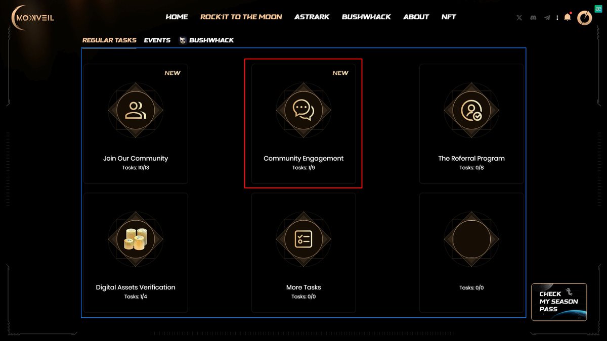 SuperKuku_'s tweet photo. Kiếm thêm điểm MB = Token $MORE của Moonveil ?

Ở @Moonveil_Studio  anh em để ý một chút ở phần Regular Tasks ngay mục mình khoanh đỏ ở đây sẽ thường xuyên cập nhật Task mới.

Nếu anh em càng làm nhiều điểm MB thì việc anh em càng có thể nhận được #Airdrop nhiều hơn. Task này đơn giản dành 5-10 Phút mỗi ngày để làm thôi là ok.

Mỗi ngày mình đều check nên có sẽ cập nhật cho anh em làm theo nhé. Anh em mà bị thắc mắc mục nào cứ cmt dưới bài viết hoặc ib mình nha !