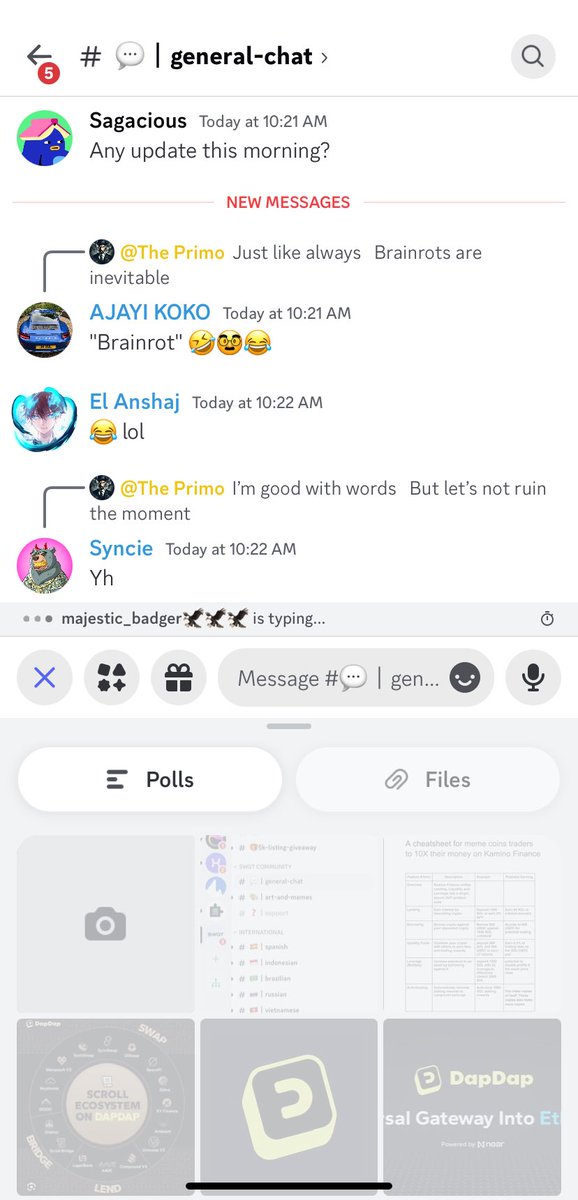 MudashirIsmail1's tweet image. Calling on my Gees ;  

 @Oluwagloryy 
@IamAbdulkudus 
@Bomzid_ 
@ikecenaexcel 
@Alexandaahh 

To join the discord discord.gg/ZWKdyqDU progressive community of SWGT | 4 LIFE #4WORK 

A decentralized job market place for freelancers and all kind of remotes  

@SWGToken