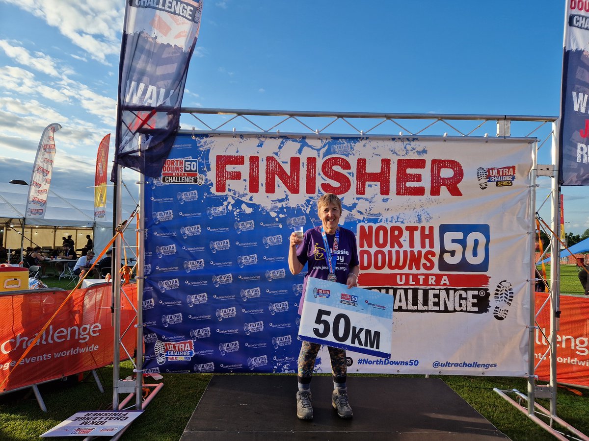 jessiemaytrust's tweet photo. 🌟 Congrats to Lin Snell! 🌟

 Lin completed the tough North Downs 50 walk, including a challenging final 2km. She raised £430, surpassing her goal! 

Support her on JustGiving: https://t.co/Jgjzyp4Jil https://t.co/dt8qlRSl7b