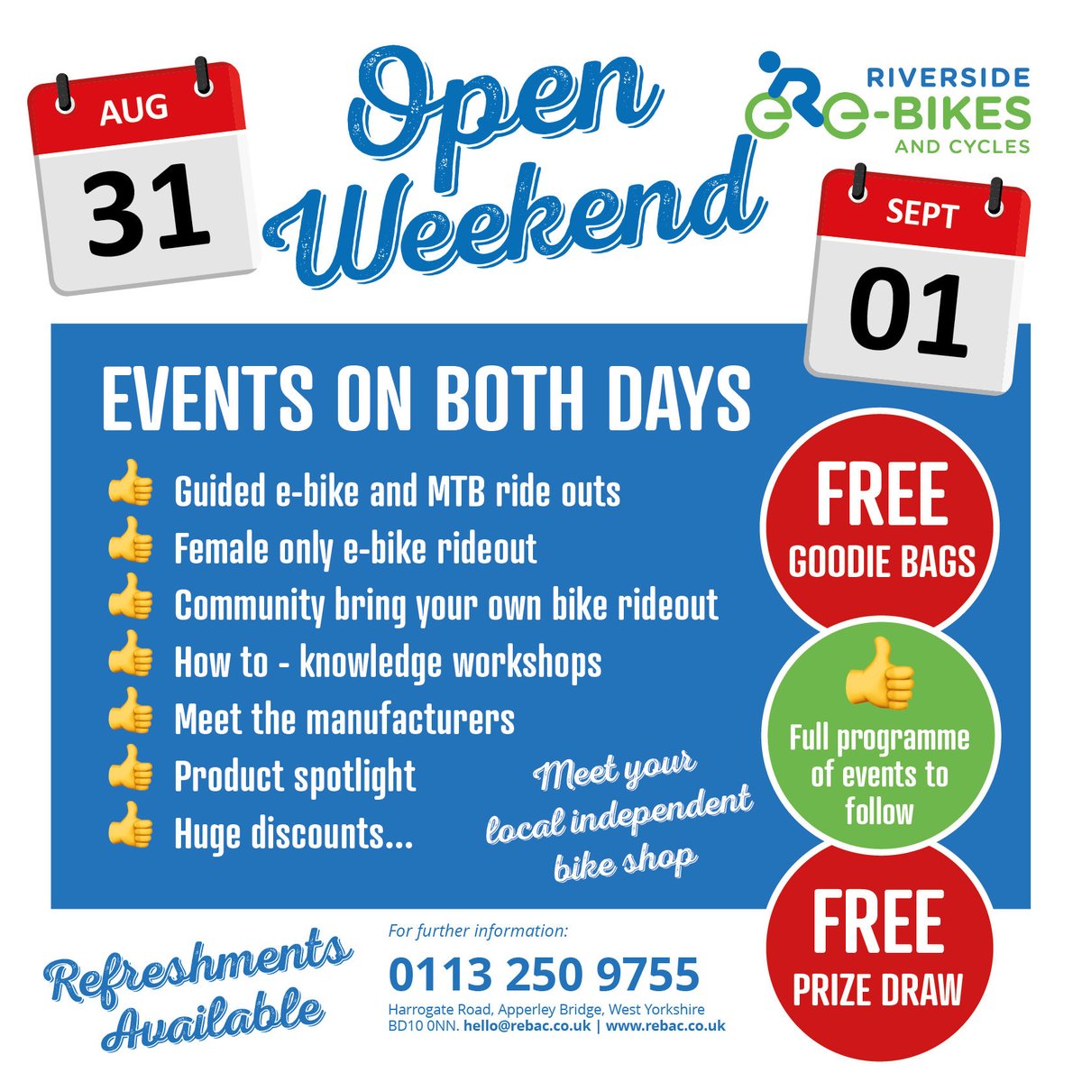 Event on the horizon for anyone who loves #cycling in #yorkshire. Can’t wait. Lots of free goodies &amp; massive discounts in store. WooHoo!! 🥳 🚵‍♀️🔥👊🏽👇🧡💪🚴‍♀️