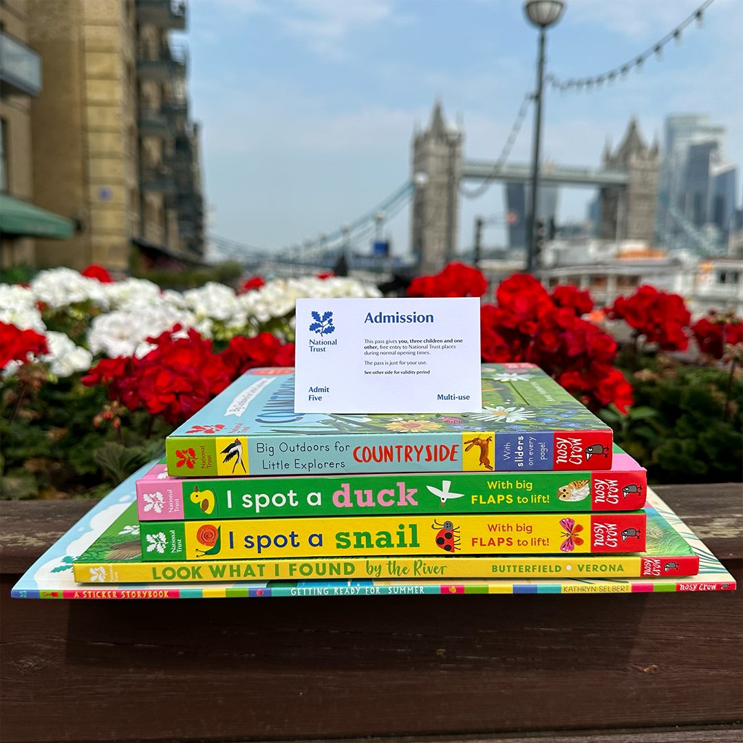 Nosy Crow (@nosycrow) on Twitter photo ☀️SUMMER GIVEAWAY☀️
To celebrate the season of summer, we're giving away a <a href="/nationaltrust/">National Trust</a> book bundle AND a <a href="/nationaltrust/">National Trust</a> card that permits a family of five into all National Trust locations for a whole year to 1 lucky winner!
Follow, like & RT to enter! UK only, ends 14/8 ☀️SUMMER GIVEAWAY☀️
To celebrate the season of summer, we're giving away a <a href="/nationaltrust/">National Trust</a> book bundle AND a <a href="/nationaltrust/">National Trust</a> card that permits a family of five into all National Trust locations for a whole year to 1 lucky winner!
Follow, like & RT to enter! UK only, ends 14/8