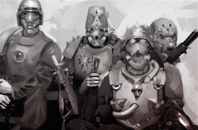 #WarhammerArt #warhammer40k #traitorguard #art
