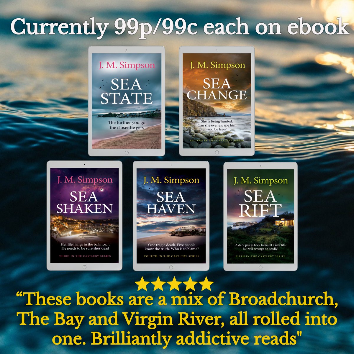 JMSimpsonauthor's tweet photo. Set yourself up for a reading binge over the weekend.
99p each. #writingcommunity #BooksWorthReading #crimefiction #suspense #thriller #crime #BookX #castleby #kindleoffers #booktwitter #readingcommunity #ebooksoffers #bookbinge #BookRecommendations
https://t.co/YZOqvDExOu https://t.co/3v4CUOXXih