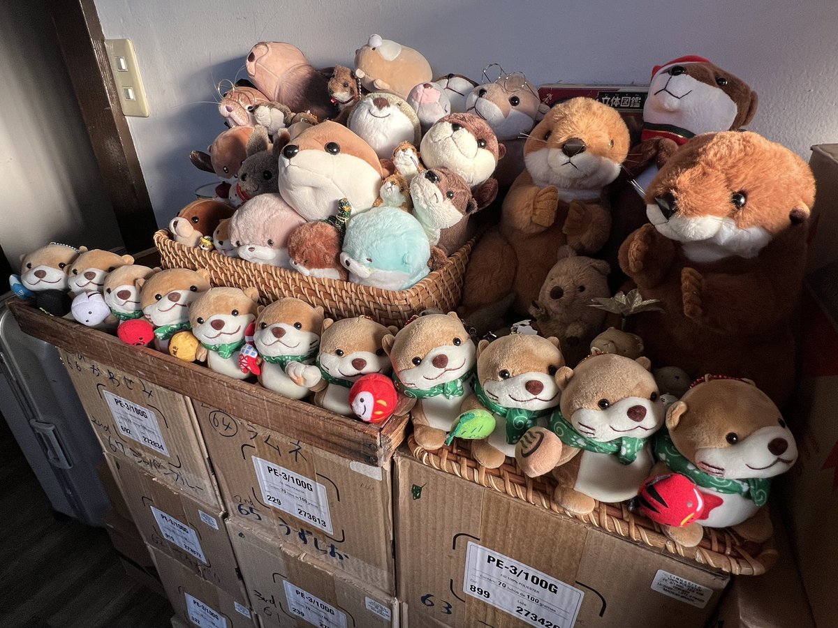 拡散希望】 #さすらいの旅カワウソ を集めています 残るはたぶん数種類