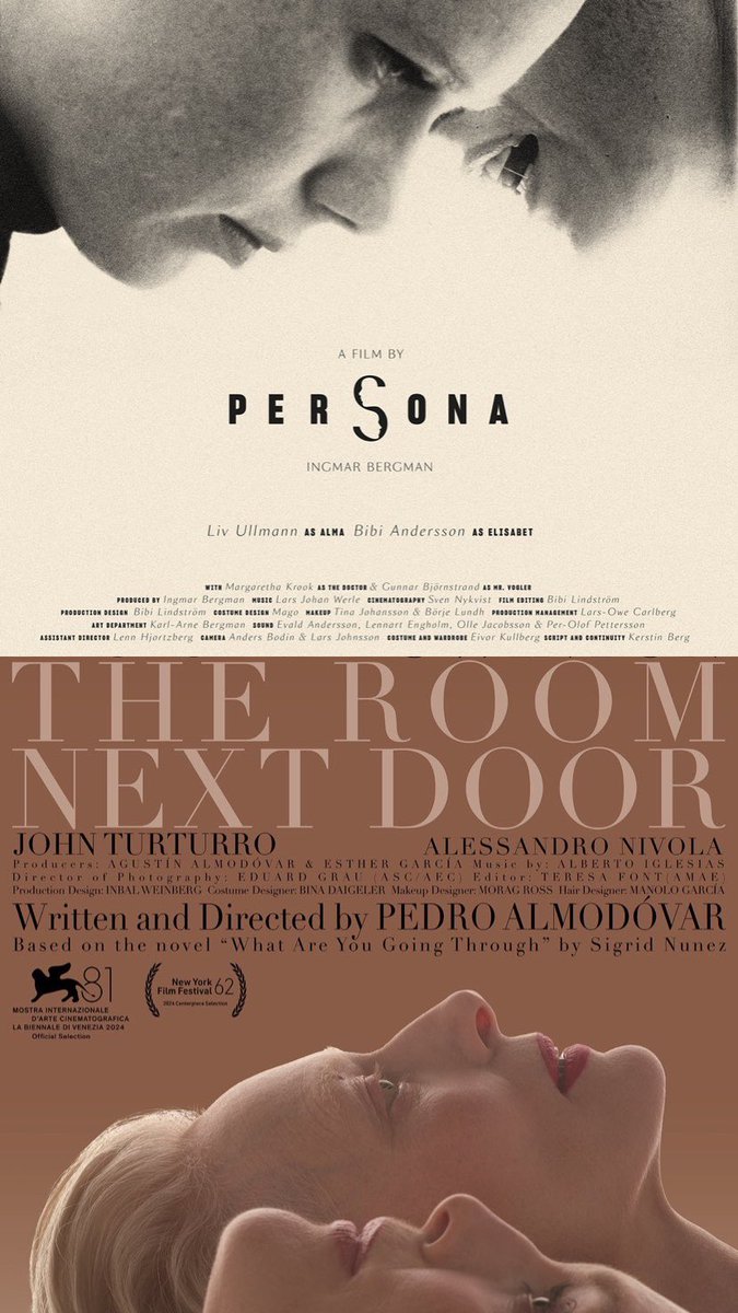 Bergman. Almodóvar. Face to face