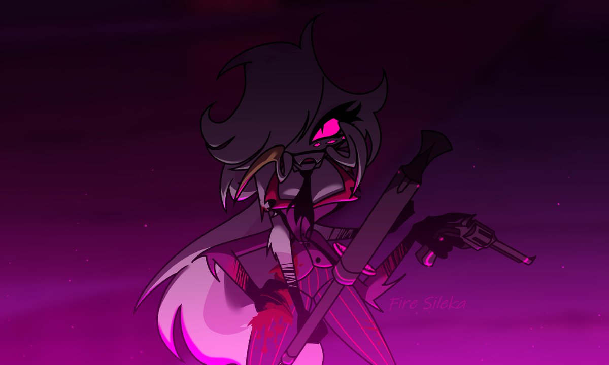 fire_sileka's tweet image. As I said earlier, Angie often uses partial conversion. Usually she just lets out her fangs, but if they turn into chelicerae - congratulations! You managed to piss her off! Only it won't end well, then you can only hope for a quick death
#hazbinhotel #angeldust #AngieOverlordAU
