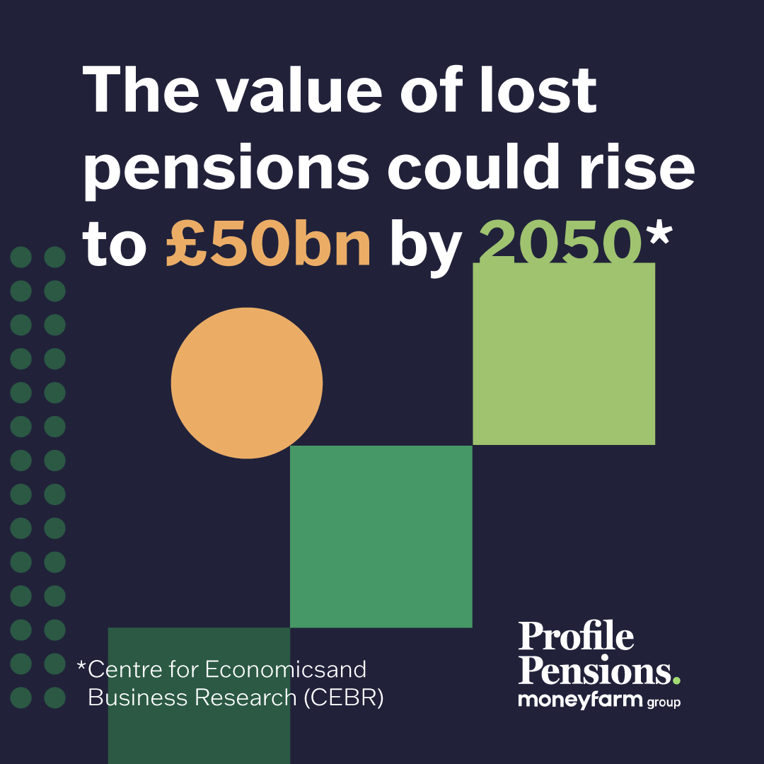 ☀️🏖️Don't let your pension go on a summer holiday! ☀️🏖️

1 in 4 people have at least one lost pension - make sure your money isn't taking an extended holiday. Analysis by CEBR states that by 2050 the value of lost pensions could rise to £50bn! #FindYourPensions

[Capital at risk]