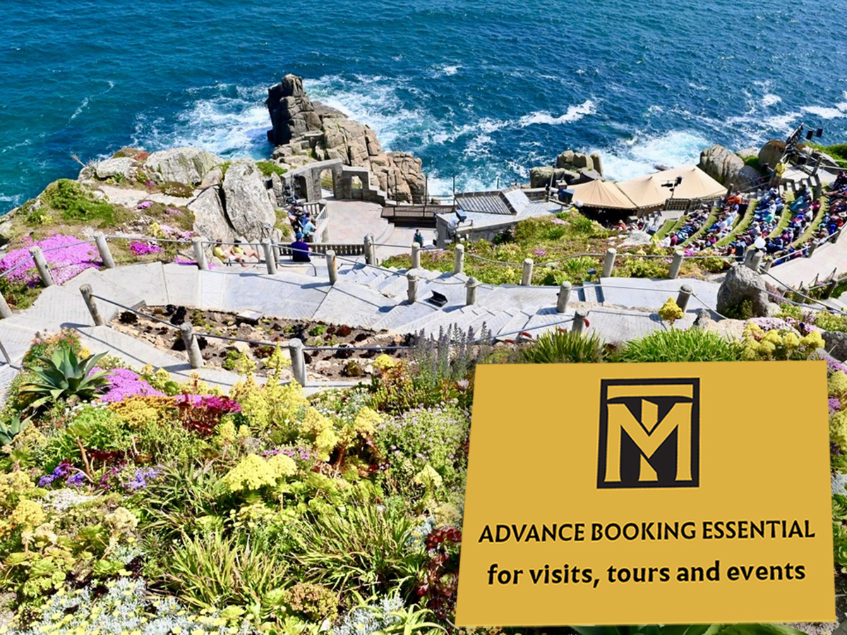 Visiting the Minack?
Advance booking is ESSENTIAL
Visiting slots typically selling out several days in advance
minack.com