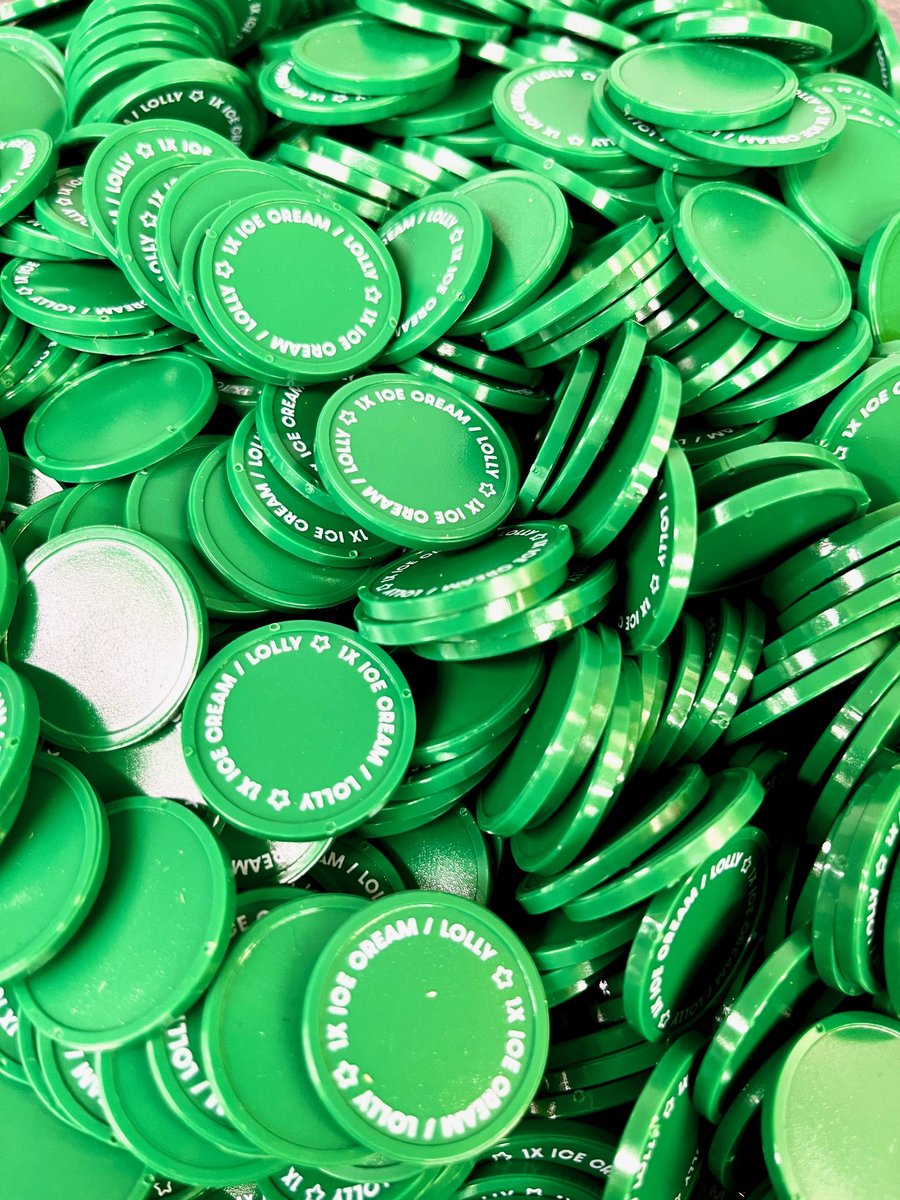 Tokens_For's tweet photo. TokensFor has manufactured an expanded token range for the Senator Group's Family Fun Day! 🌟
Now with:
🔹 Blue (Zip Line)
🔹 Green (Ice Cream/Lolly)
🔹 Red (Waffles)
Boost your event's fun and organisation! Contact us for a quote! 📧✨ #FamilyFunDay #CustomTokens https://t.co/VbhA8REcup
