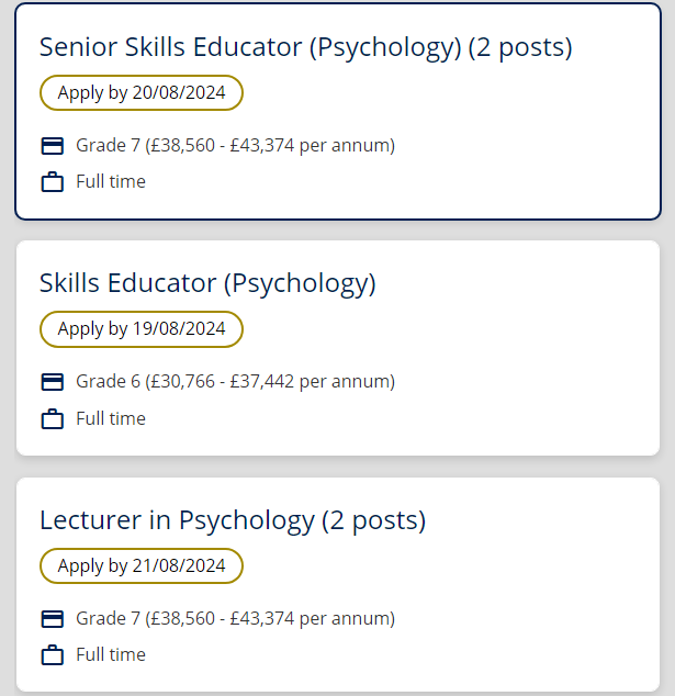 cylin122's tweet photo. We are hiring! 5 posts in Psychology and 1 in Counselling. Check details on https://t.co/fKJiNuwjk0 and apply if you'd like to work with us!  @Hud_HHS @HuddersfieldUni https://t.co/R10JYZYUgX