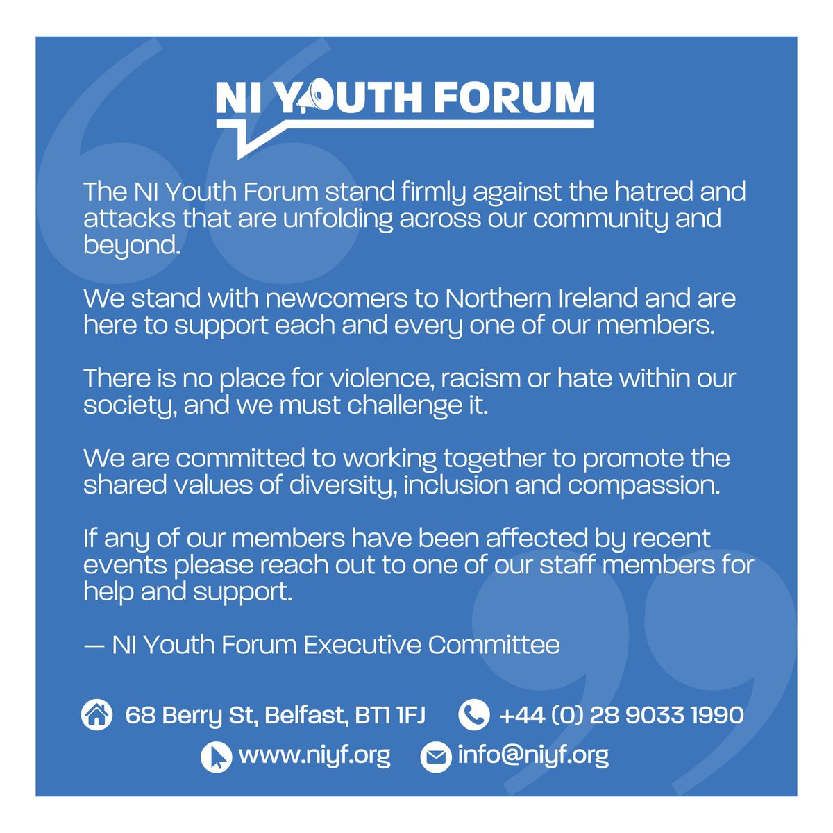 NI Youth Forum (@niyf) on Twitter photo 
