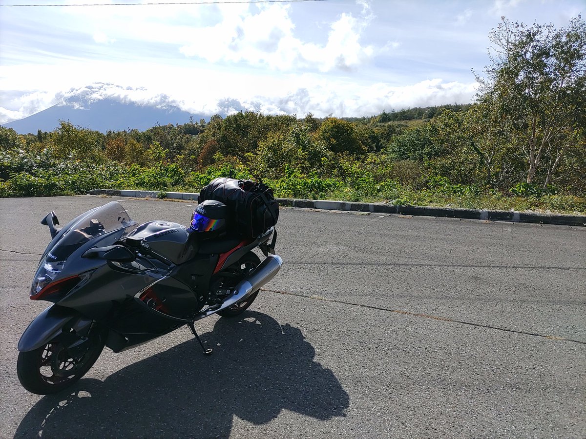 norakuraikiru1's tweet image. 北海道＆東北行くぜーーーー🏍
#バイクのある生活  #バイクのある風景  #バイク好きな人と繋がりたい  #スズキ　#SUZUKI　#hayabusa #ハヤブサ #隼