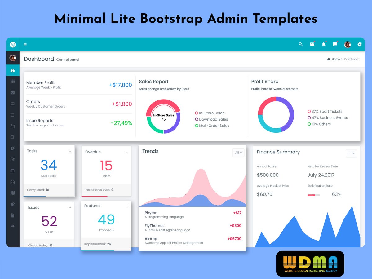 websitedesignm2's tweet photo. Minimal Lite is Responsive #Bootstrap4 Admin, Dashboard & WebApp #AdminTemplate which is Lightweight and easily customizable.
.
https://t.co/31upI6Yi8L
.
#envato #themeforest #Bootstrap4 #crm #CSS3 #Dashboard #webkit #Webapp #html #css #mobileapp #illustration #UI #UX #3d https://t.co/bTuSSziOTM