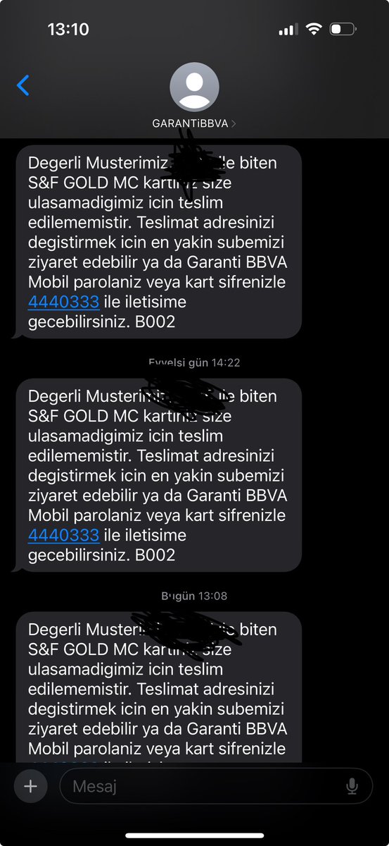 ag2871's tweet photo. 30 Temmuz 2024’ten beri kredi kartımı bana ulaştırmanızı bekliyorum. Ancak, size ulaşamadığımız için teslim edemedik diyorsunuz. 30 Temmuz’dam beri belirttiğim adresteyim. Kart ulaşmayacaksa başka bankaya geçeceğim. @GarantiyeSor @GarantiBBVA https://t.co/UsmPCctpZG